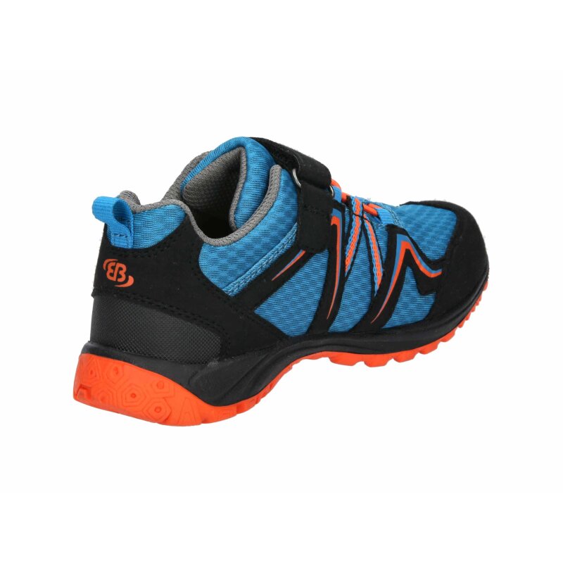 Brütting Outdoorschuh Rockwall - blau/schwarz/orange