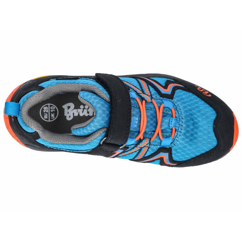Brütting Outdoorschuh Rockwall - blau/schwarz/orange