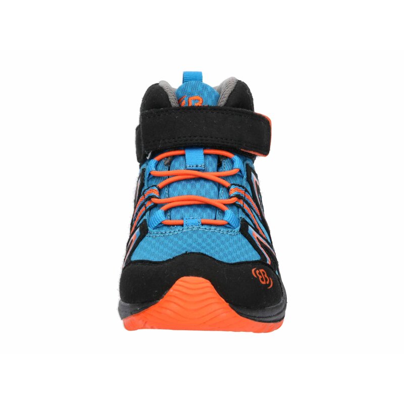 Brütting Outdoorstiefel Rockwall - blau/schwarz/orange