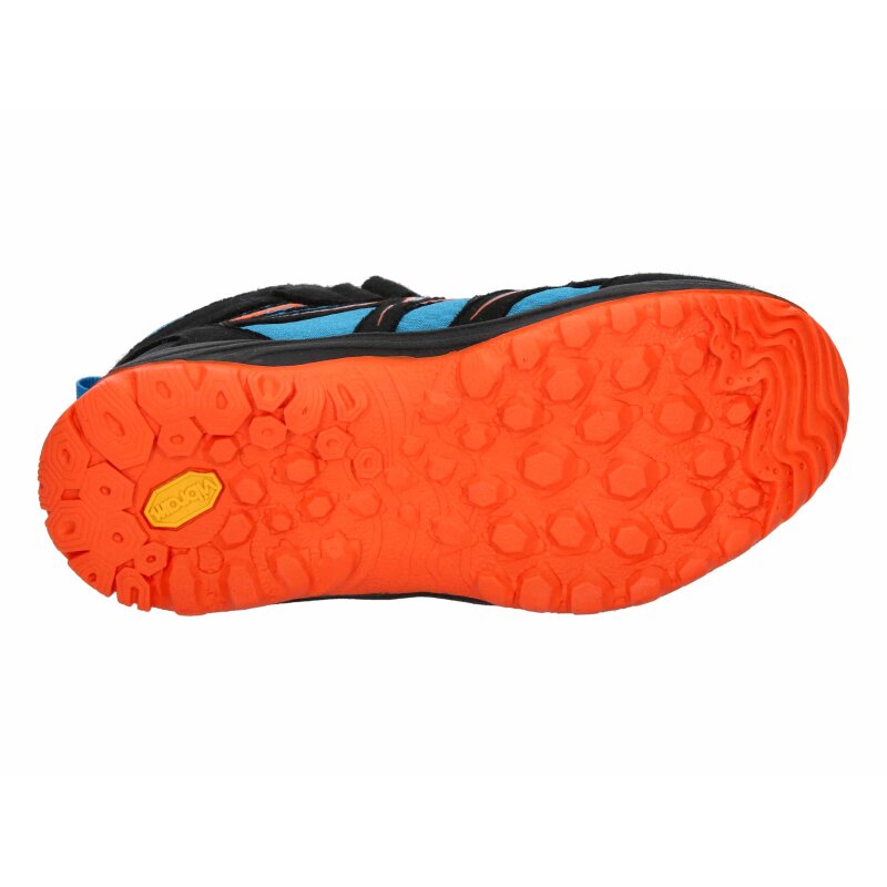 Brütting Outdoorstiefel Rockwall - blau/schwarz/orange