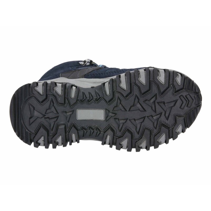 Brütting Outdoorstiefel Mount Pinos High Kids - marine/petrol/gelb