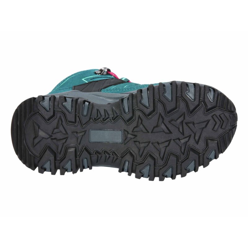 Brütting Outdoorstiefel Mount Pinos High Kids - petrol/pink/türkis