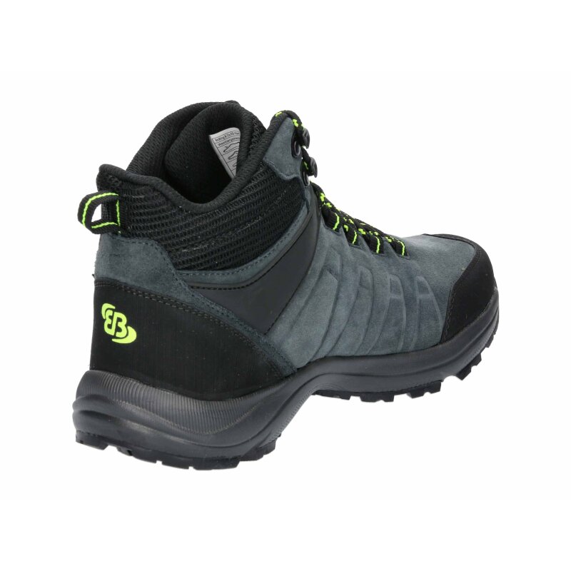 Brütting Trekkingstiefel Mount Harvard High - anthrazit/lemon