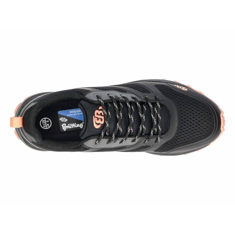 Brütting Outdoorschuh Mount Ray - schwarz/grau/lachs