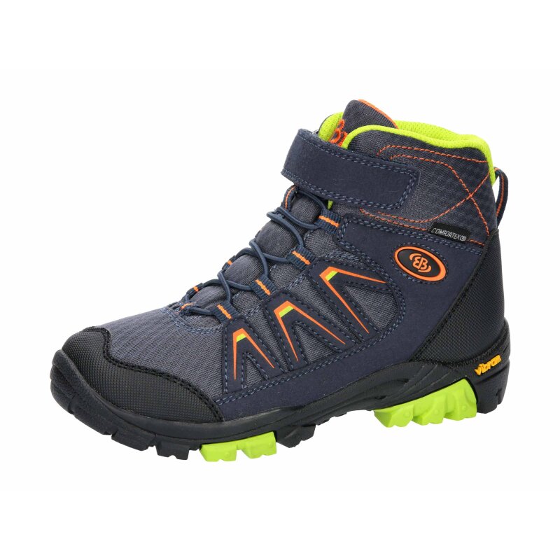 Brütting Outdoorstiefel Mount Moran - marine/lemon/orange