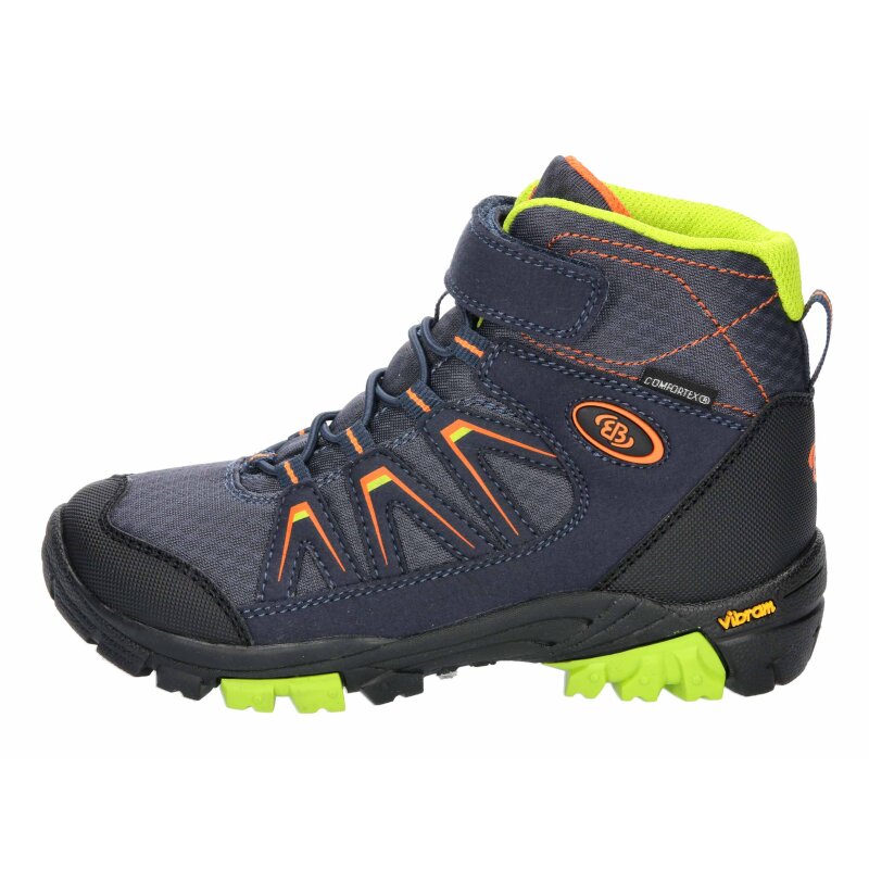 Brütting Outdoorstiefel Mount Moran - marine/lemon/orange
