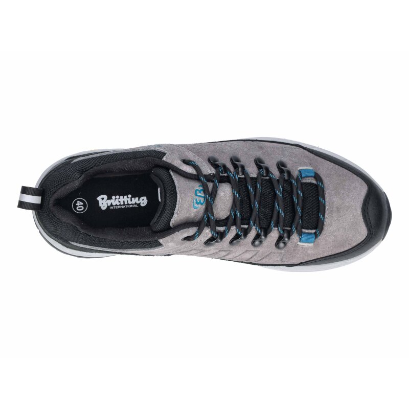 Brütting Outdoorschuh Mount Sellery Low - grau/schwarz/petrol