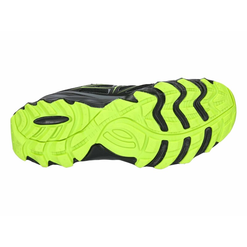 Brütting Outdoorschuh Power - schwarz/grau/lemon