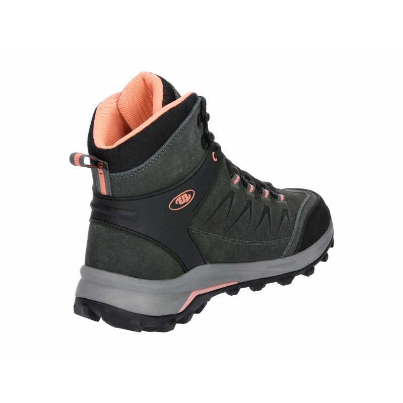 Brütting Outdoorstiefel Mount Chester High - grau/schwarz/lachs