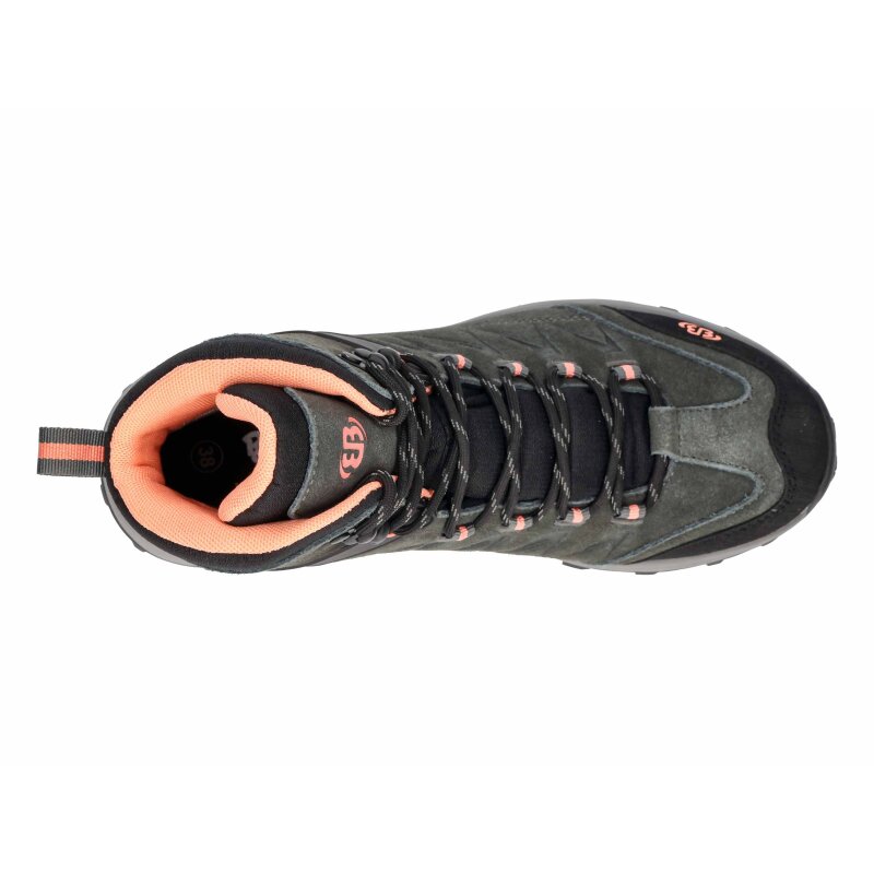 Brütting Outdoorstiefel Mount Chester High - grau/schwarz/lachs