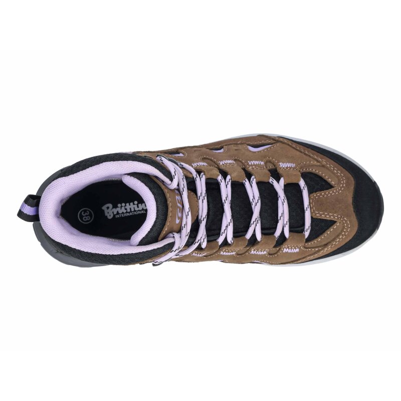 Brütting Trekkingstiefel Mount Bear High - braun/lila